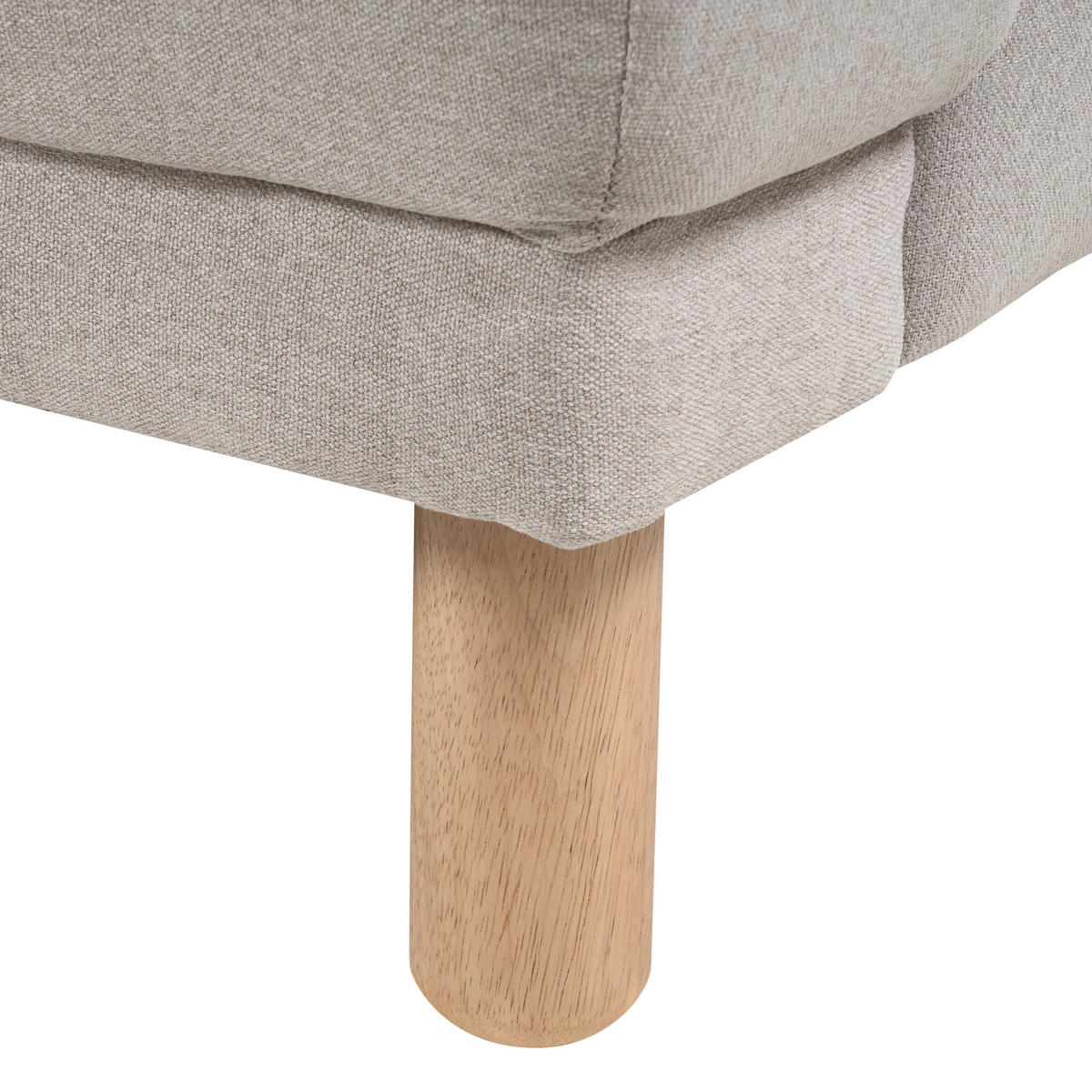 SESSEL Taupe Tuve - Beige/Weiß, Textil (88/85/90cm) - Beliani