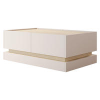 COUCHTISCH Zarpant L97 4K - Sandfarben/Eichefarben, Holzwerkstoff (60/97/40cm) - MIRJAN24