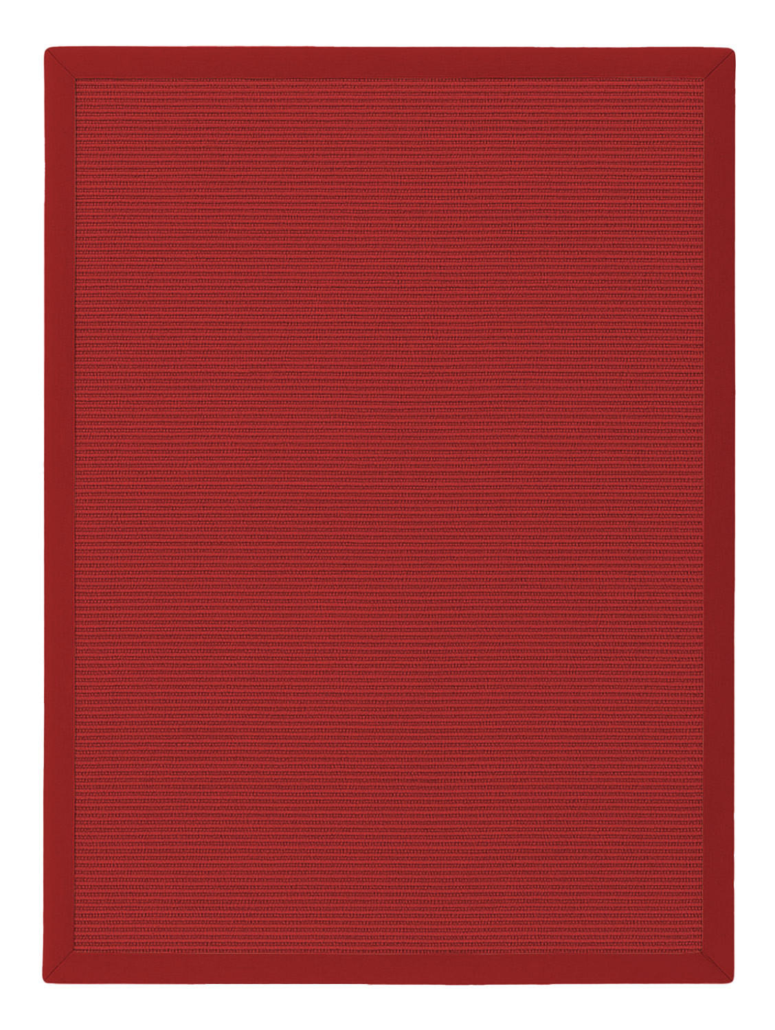 TEPPICH Sisal Manaus rubin/mohnrot 300x300cm - Rot, Textil (300/300cm) - Astra