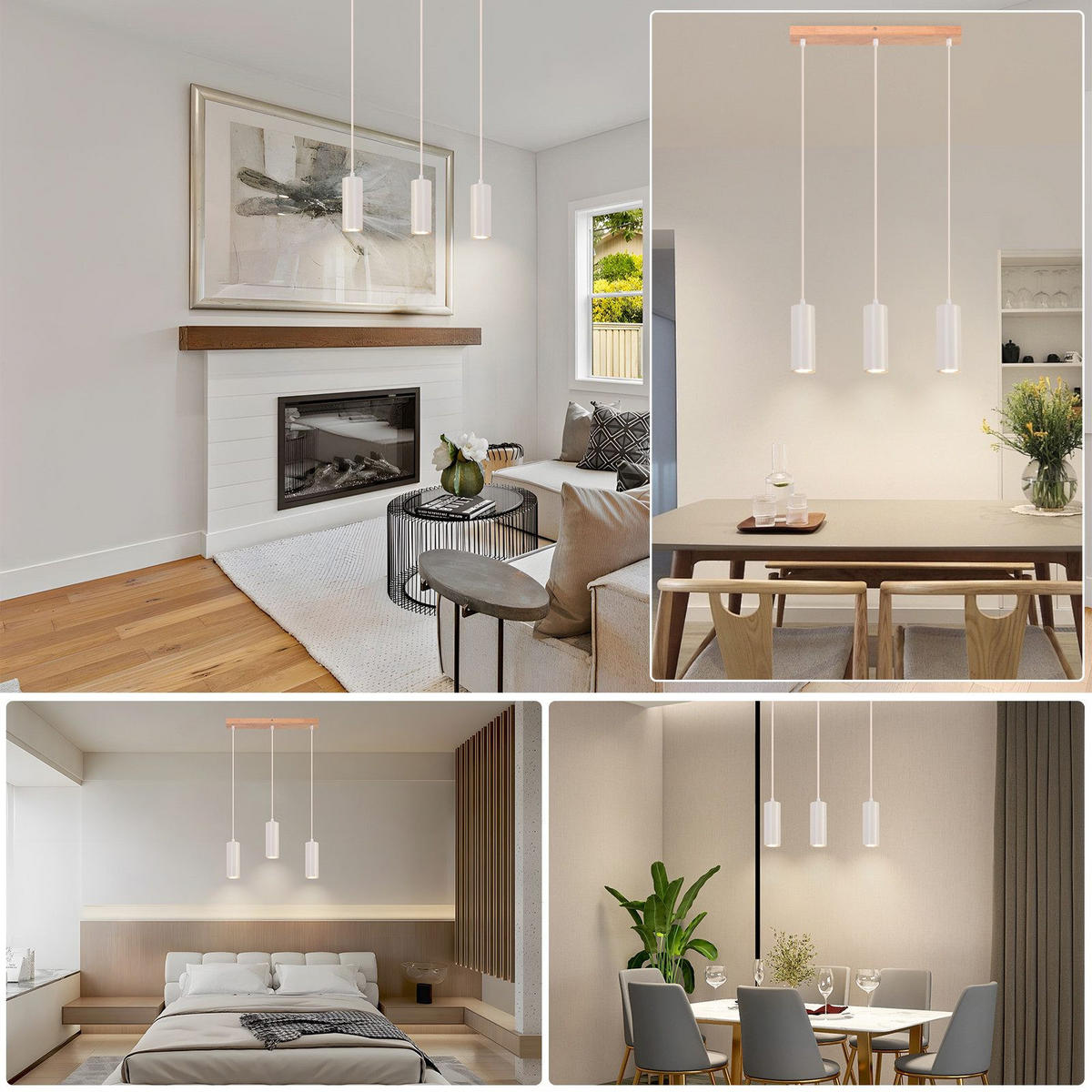 PENDELLEUCHTE Clara 42/6/171 cm - Weiß, Metall (42/6/171cm) - ZMH