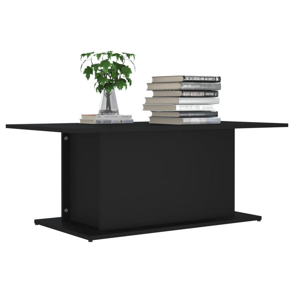 COUCHTISCH Schwarz 102x55,5x40 cm Holzwerkstoff - Schwarz, Holzwerkstoff (102/55.5/40cm) - furnicato