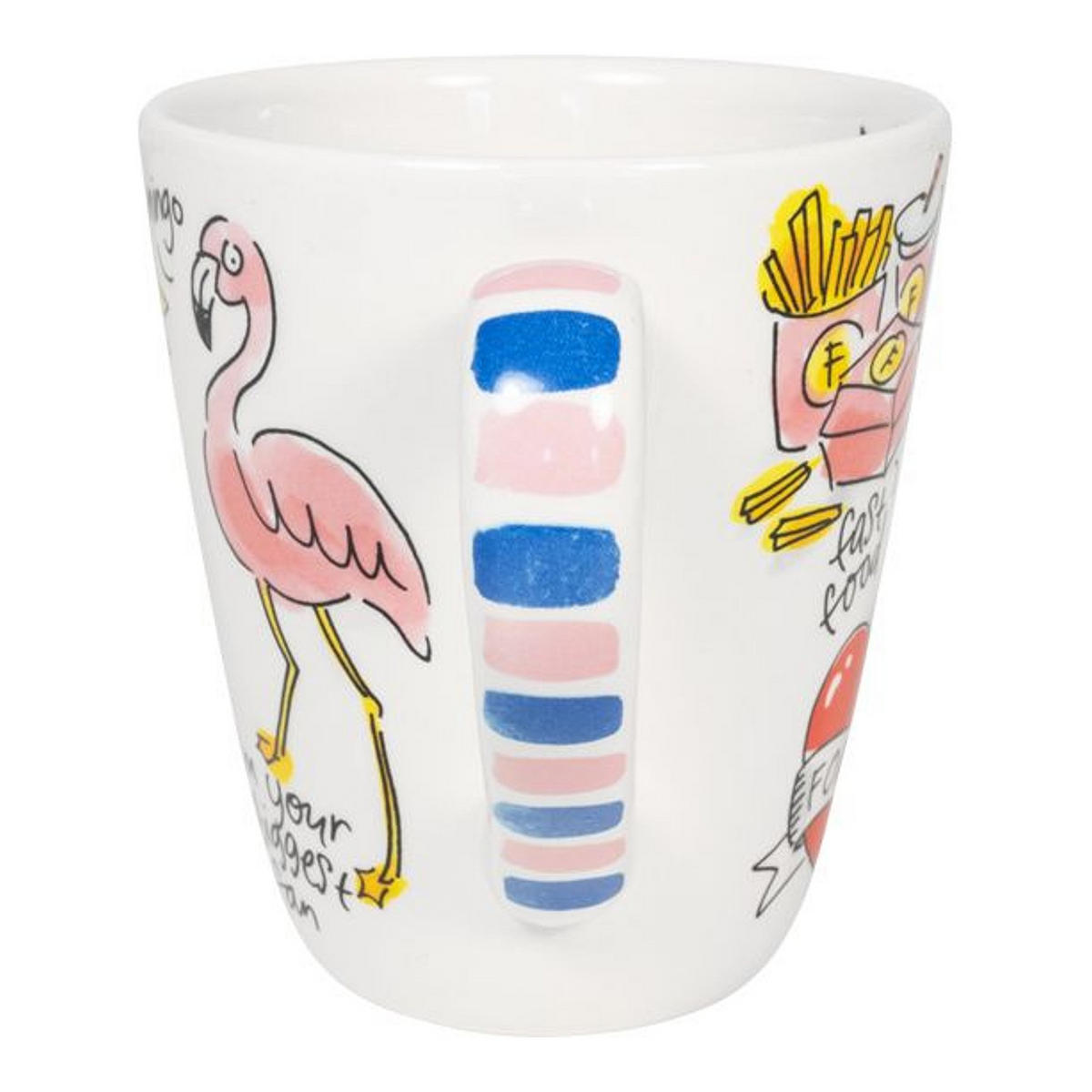 BECHER Liebesbrief F in Bunt - 350 ml - Multicolor, Keramik (0.35L) - Blond Amsterdam
