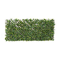 KUNSTPFLANZE Flexible Prunus Pflanzenwand - Malte 130-200 cm - Grün, Kunststoff (120cm) - aplanta