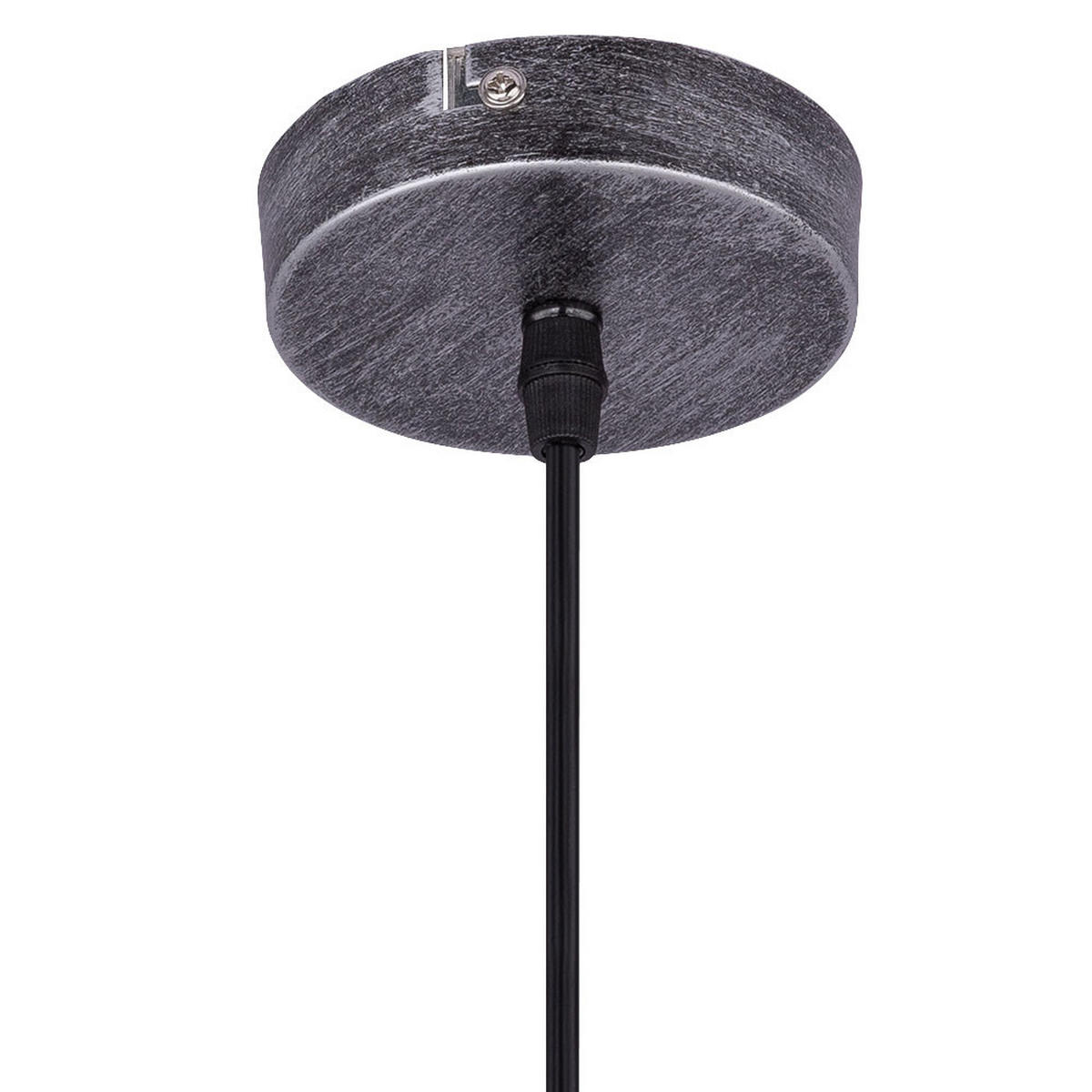 LED HÄNGELEUCHTE Metall Silber - Schwarz, Metall (30/30/120cm) - Globo Lighting