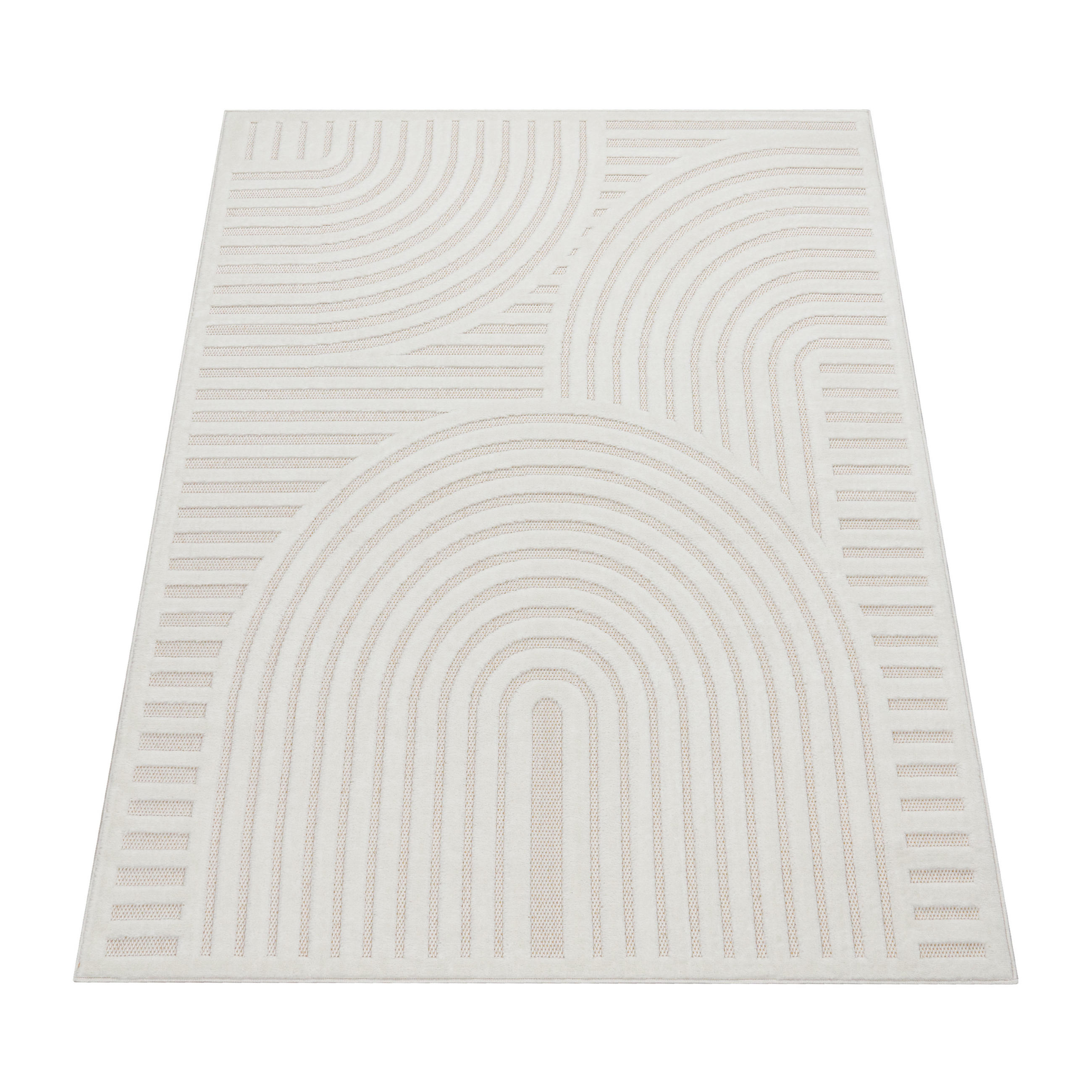 OUTDOORTEPPICH 140/200 cm Livorno 674 - Creme, Textil (140/200cm) - Paco Home