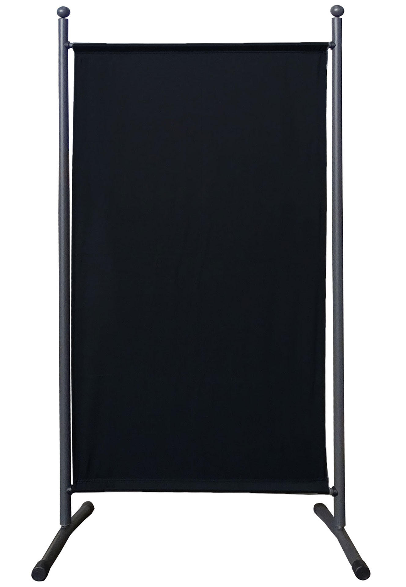 PARAVENT 1-tlg. 180x78 cm Schwarz - Schwarz, Metall (78/180cm) - QUICK STAR