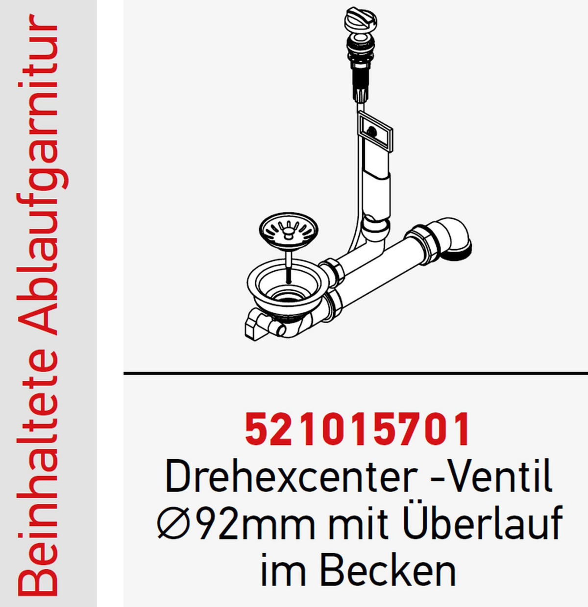 EINBAUSPÜLE 100x50cm Edelstahl Athena Plus 60cm Unterschrank 1 großes Spülbecken - Edelstahlfarben, Metall (50/21/100cm)