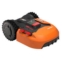 MÄHROBOTER S400 WLAN App Steuerung 400 m² Mulchfunktion Orange Schwarz - Schwarz/Orange, Kunststoff (36.1/26.5/50.7cm) - JUNG