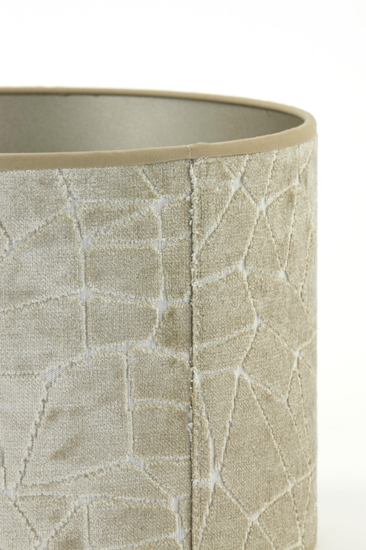 LAMPENSCHIRM Cobblestone Braun Ø30/21 cm - Braun, Textil (30/30/21cm) - Light & Living