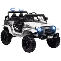 KINDER Elektroauto - Weiß, Metall (109/67/68.5cm) - AIYAPLAY