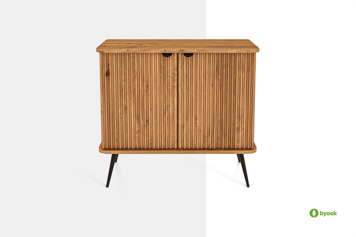 KOMMODE LINA - Kernbuche, Holz (97/87/46cm) - byoak