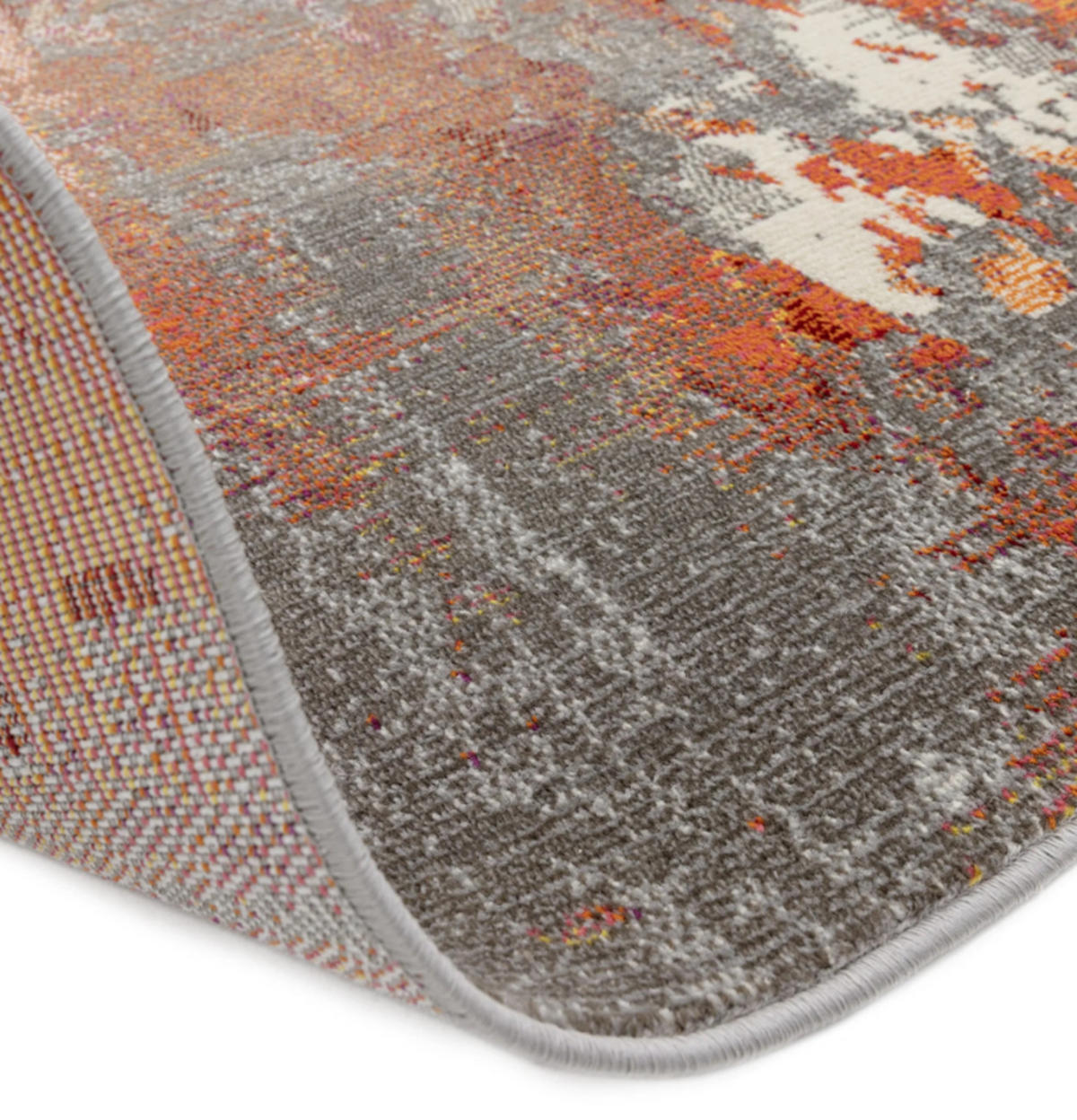 TEPPICH modern Flachgewebe VOLCANO Rot 120 x 170 cm - Rot, Textil (120/170cm) - Novatrend