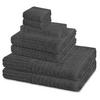 FROTTIERSET Carre 8-teilig - Dunkelgrau, Textil (50/100cm) - Ross