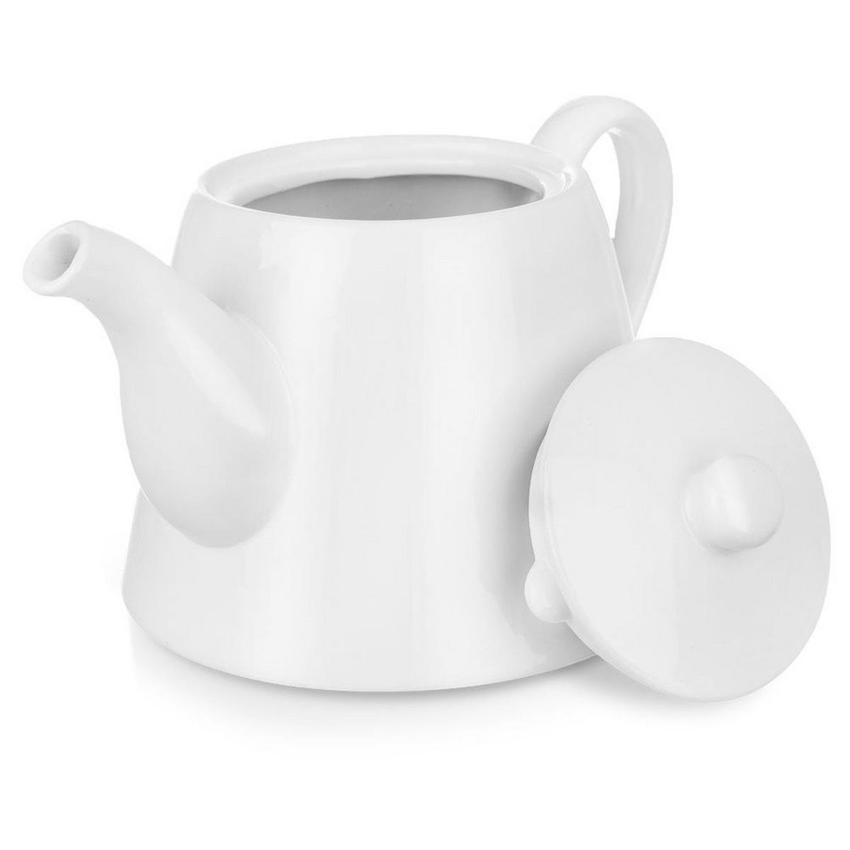 KAFFEE- UND TEEKANNE Porzellan 2 l Weiß - Weiß, Keramik (2L) - Orion 