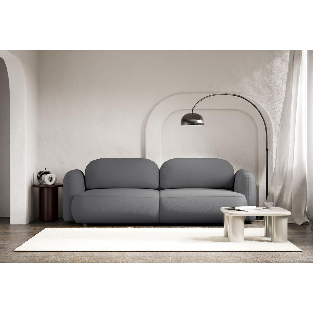 Thumbnail - Selsey 3-Sitzer, Grau, Textil, 253x82x110 cm, Wohnzimmer, Sofas & Couches, Schlafsofas