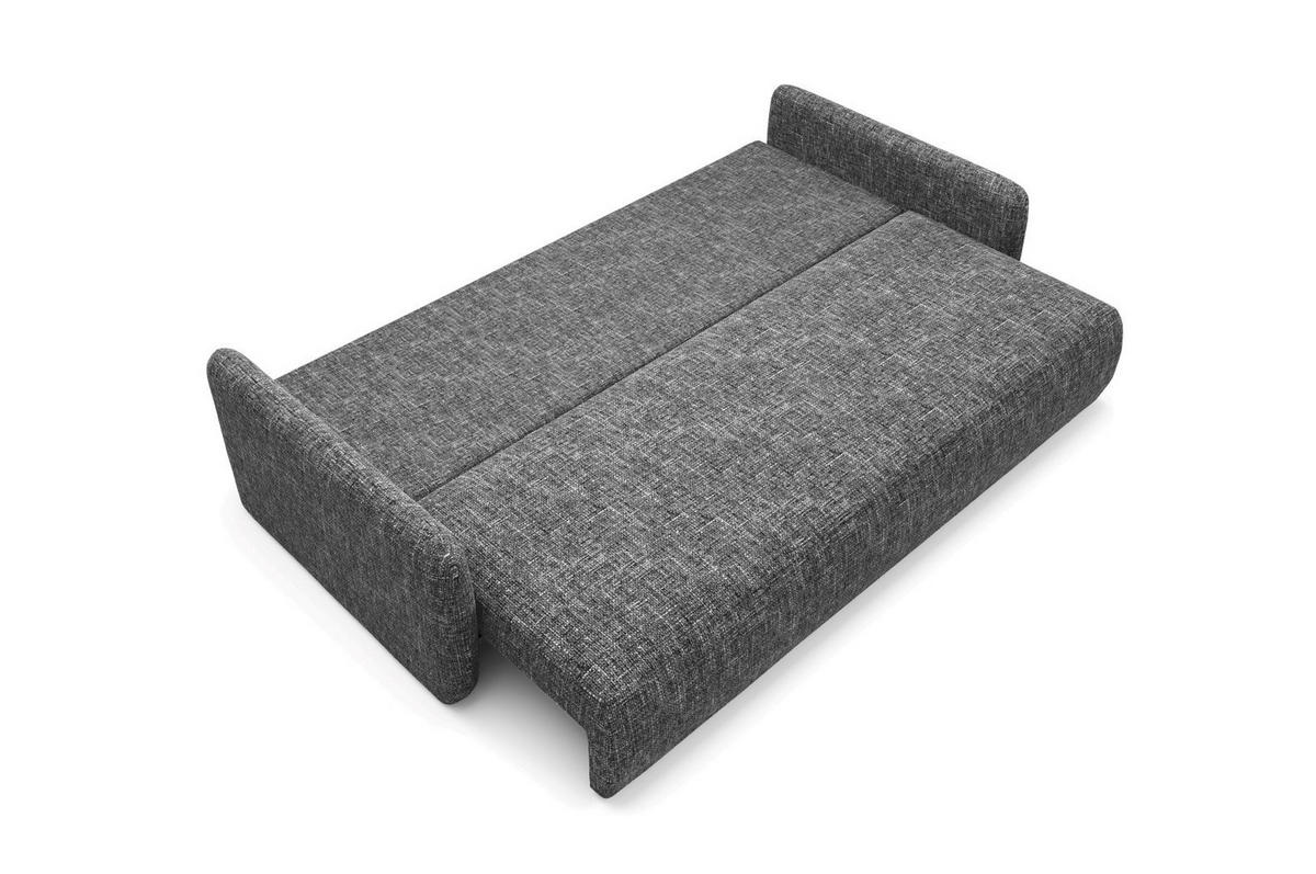 SCHLAFSOFA mit Bettkasten Schwarz - Schwarz, Holz/Holzwerkstoff (217/86/102cm) - Furnisell