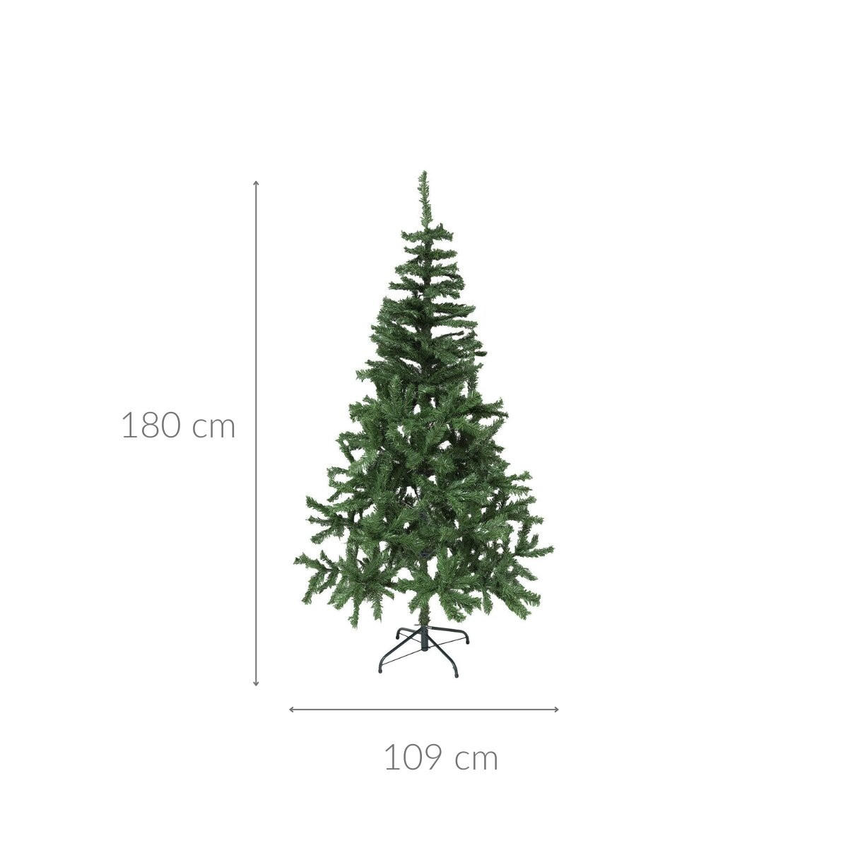 WEIHNACHTSBAUM Metallständer 180 cm - Grün, Kunststoff (109/180cm) - Fééric Lights and Christmas
