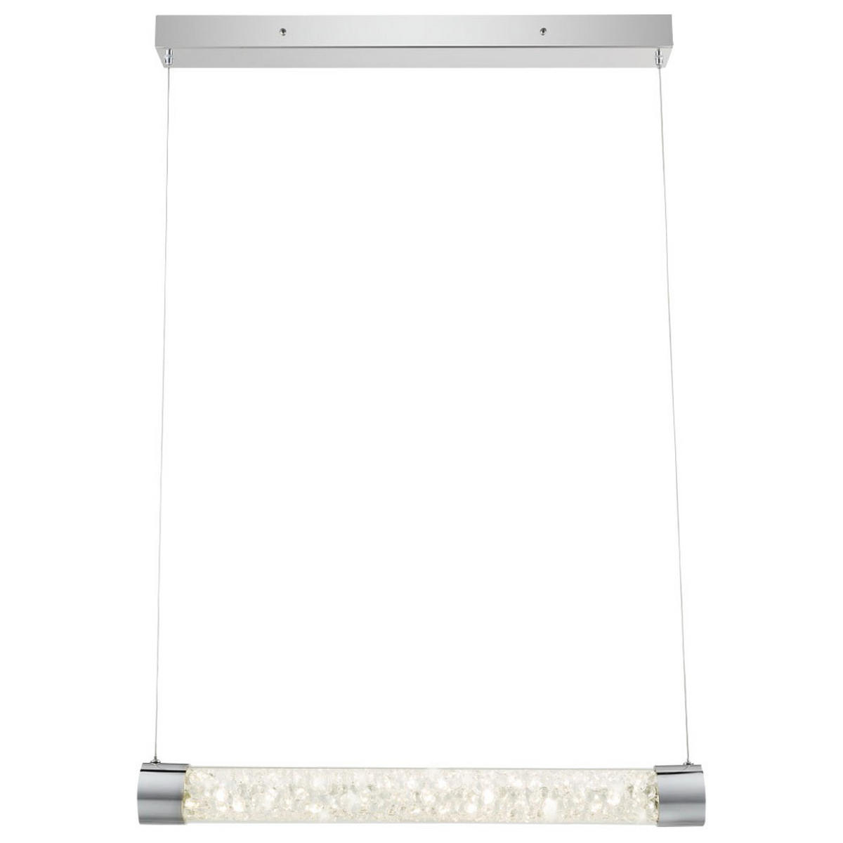 LED HÄNGELLEUCHTE Alivio Silber Chrom - Silberfarben, Metall (70/7/150cm) - Globo Lighting