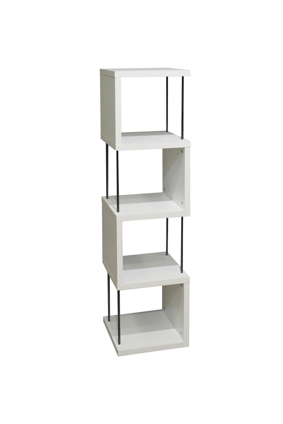 STANDREGAL in Weiß - Weiß, Holzwerkstoff (33/126/33cm) - Mömax