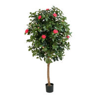 KUNSTBAUM Künstlicher Kamelienbaum - Philina 170 cm - Grün, Kunststoff (170cm) - aplanta