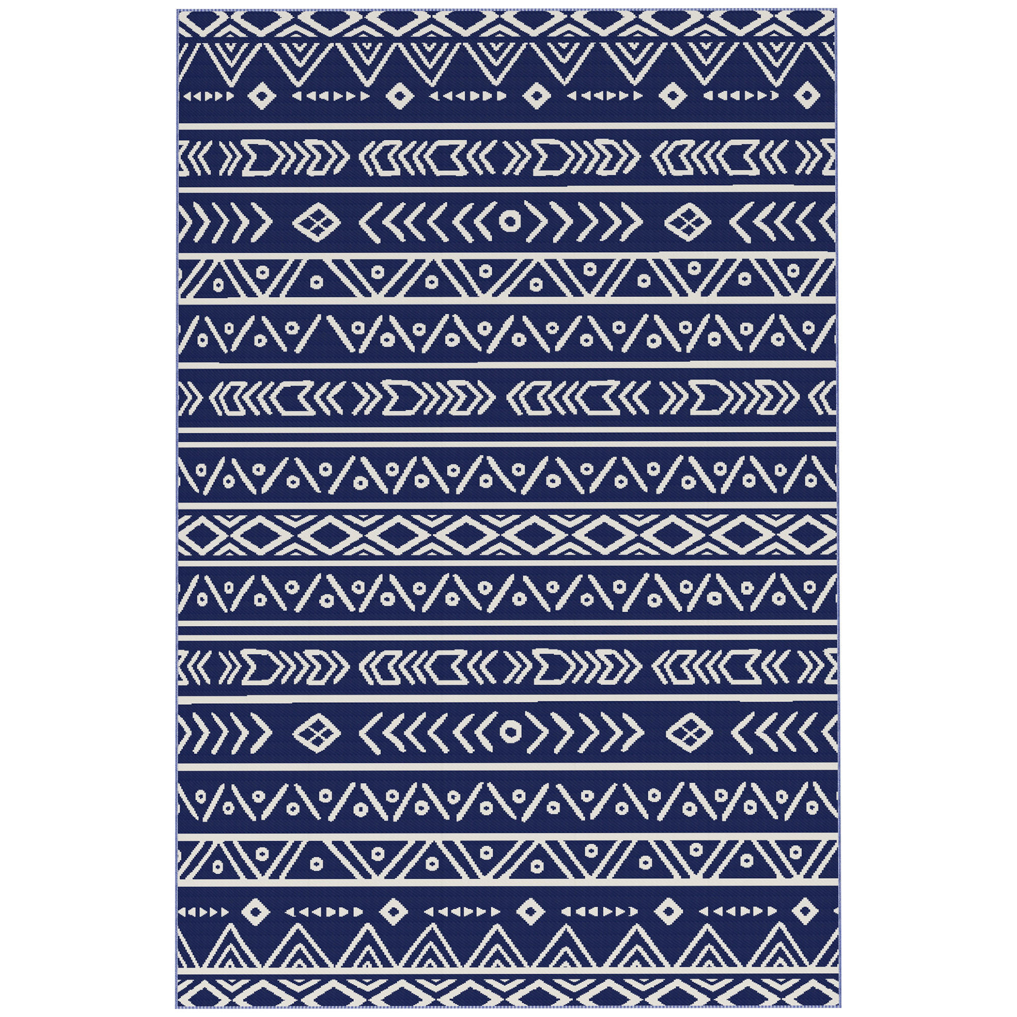 Kaket Outdoorteppich Blau 274x182 cm