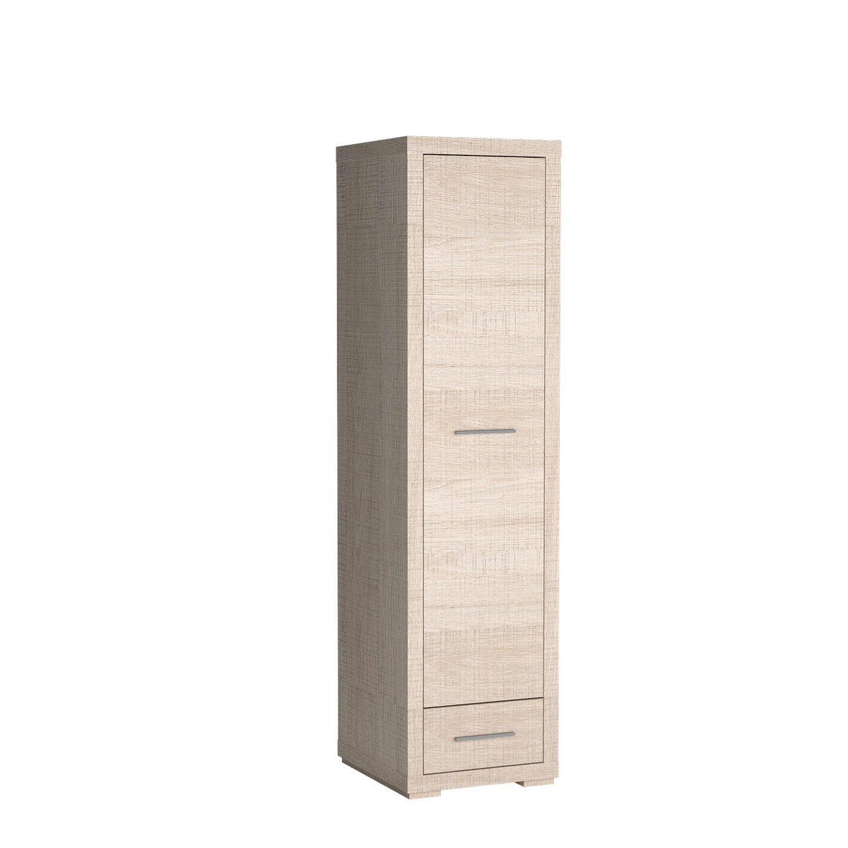 DREHTÜRENSCHRANK SALERNO 49/192/54 cm 1-türig Eichefarben - Eichefarben, Holzwerkstoff (49/192/54cm) - MASSENO