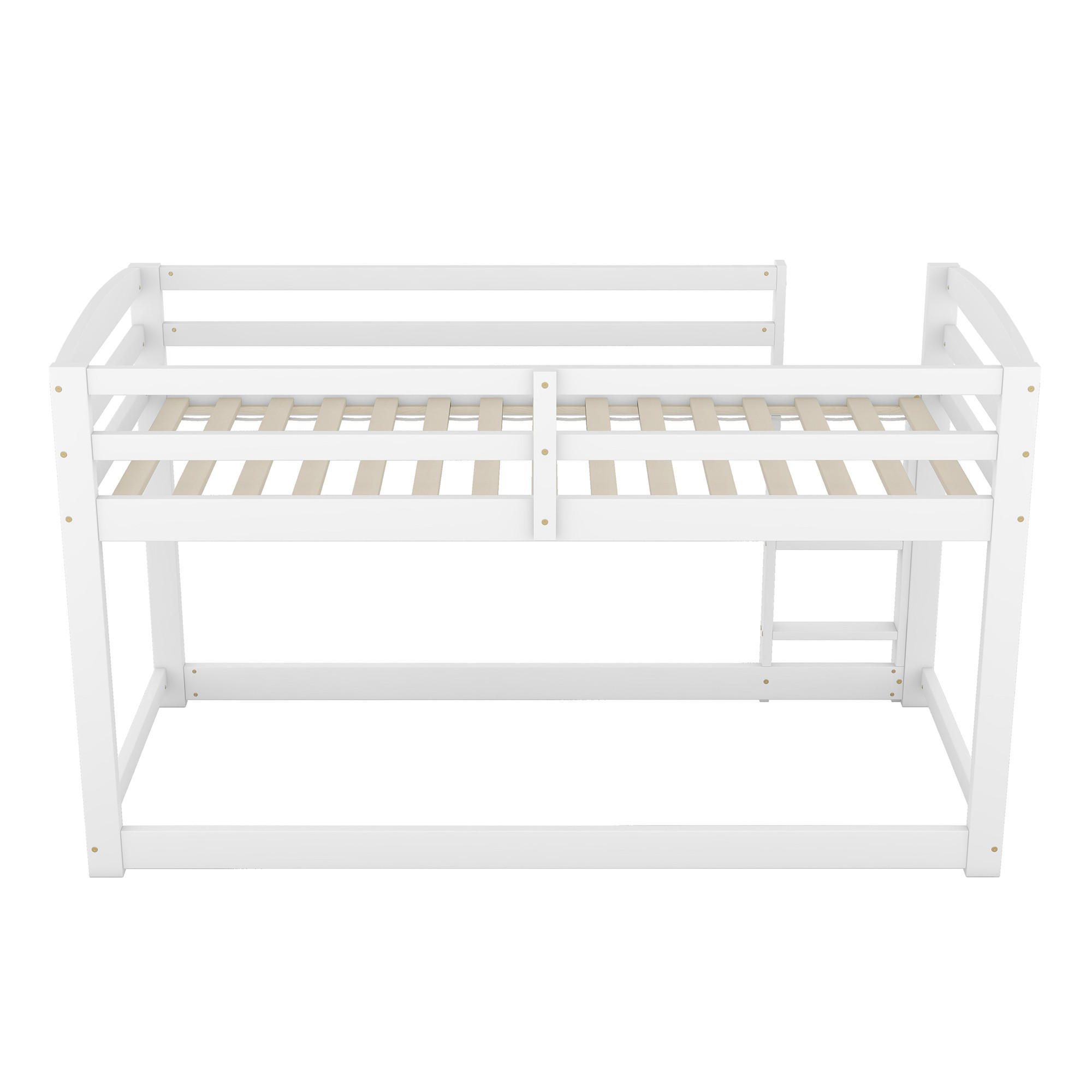 ETAGENBETT Massivholz Weiß - Weiß, Holz (90/200cm) - ComfortXL