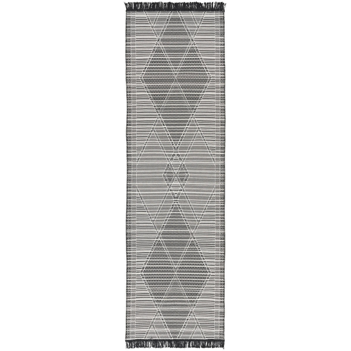 LÄUFER TEPPICH BEIDSEITIG ETHNO KELIM - Anthrazit, Textil (80/150cm) - Pergamon