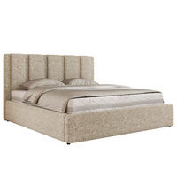 POLSTERBETT SAVINO CLASSIC 140/200 - Beige Struktur - Pocket-Matratze - Beige, Textil (140/200cm) - MKS