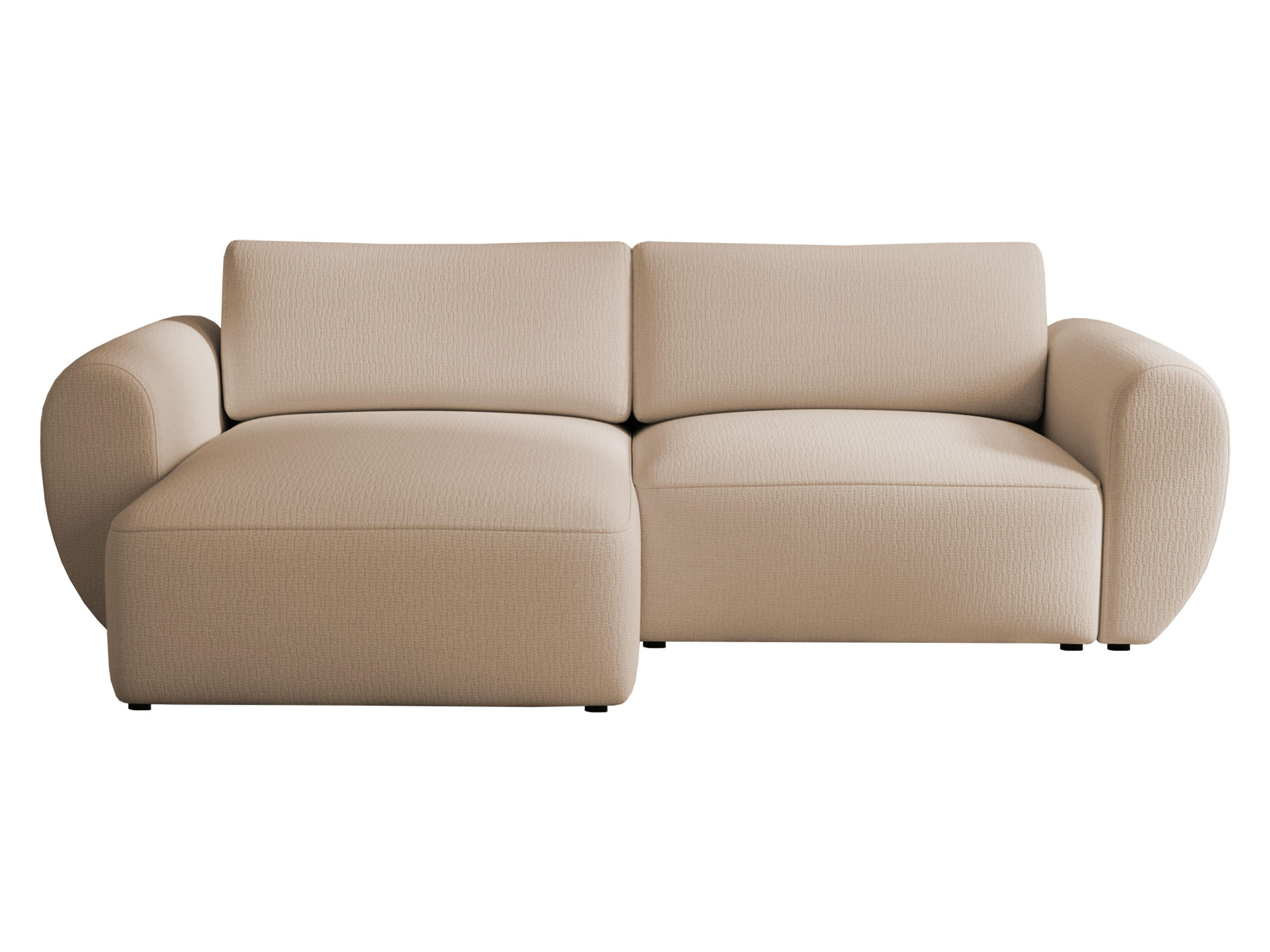 Mirjan24 Ecksofa Beige 261x147 cm