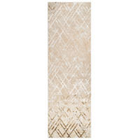 TEPPICHLÄUFER CRYSTAL beige abstrakt 120/200 cm - Beige, Textil (120/200cm) - Tapiso