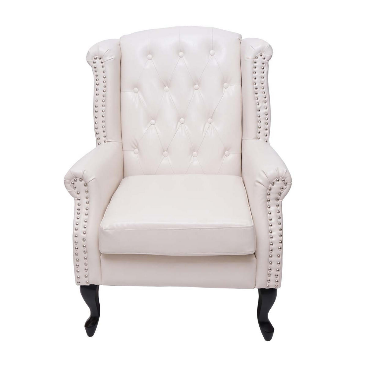 RELAXSESSEL Cremeweiß - Weiß, Textil (75/102/80cm) - MCW