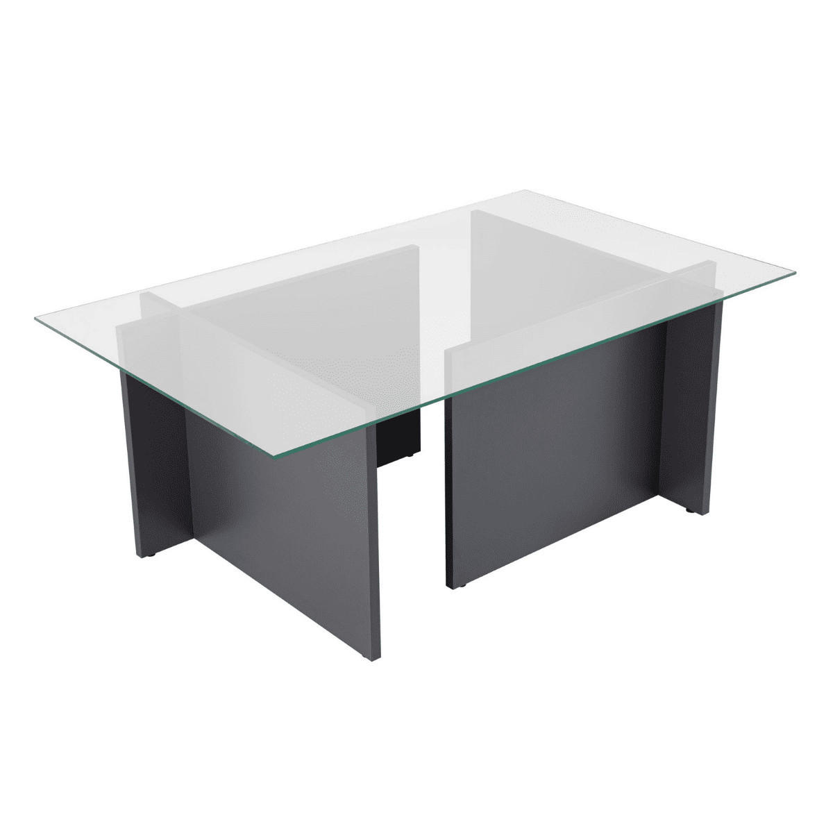 Calicosy Couchtisch Anthrazit 65x40x105 cm
