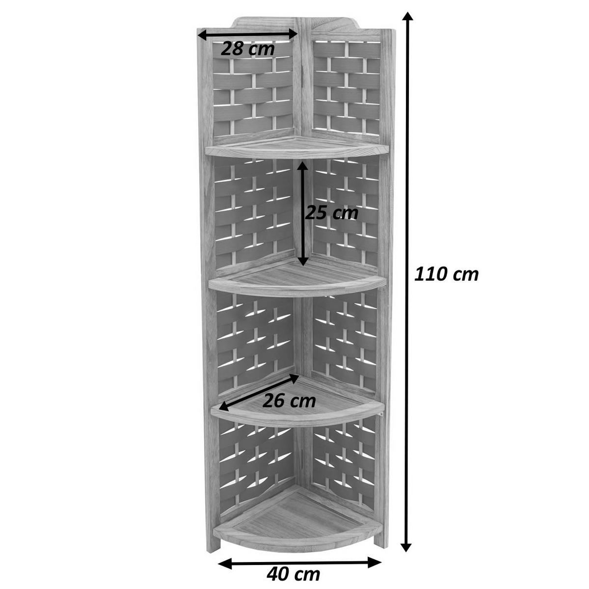ECKREGAL Braun - Braun, Holz (28/110/28cm) - MCW
