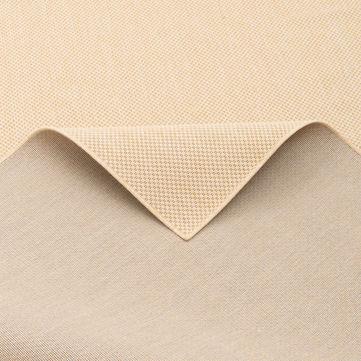 IN & OUTDOOR TEPPICH FLACHGEWEBE VALENCIA MIX - Honig, Textil (120/170cm) - Pergamon