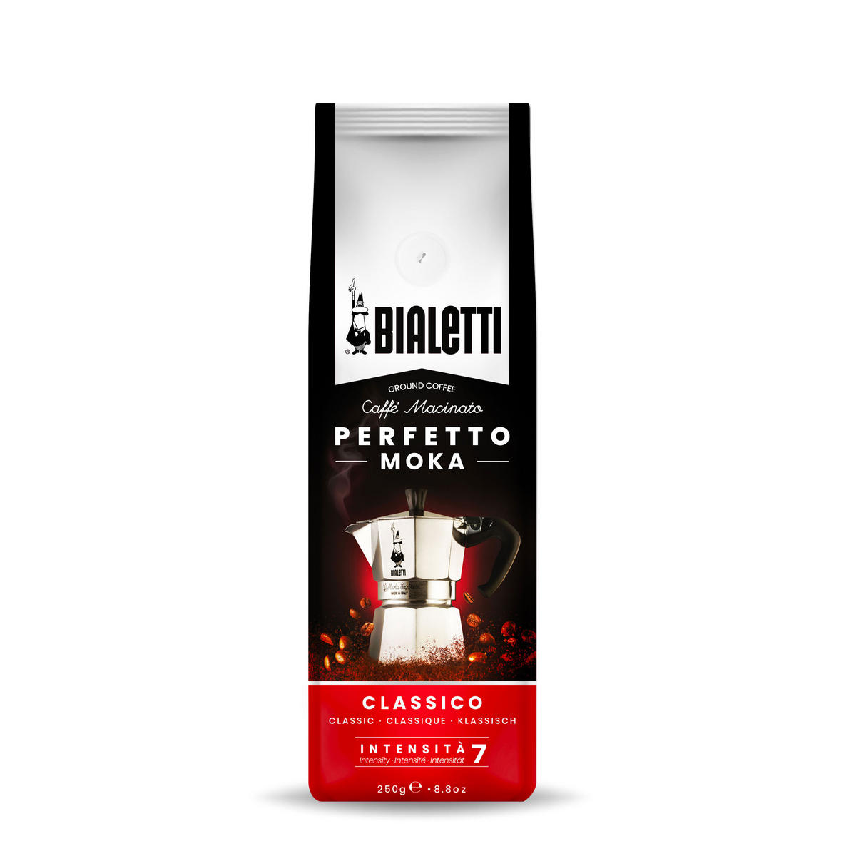 ESPRESSOKOCHER Moka Express, für 3 Tassen, Aluminium - Silberfarben, Metall (12/21/16cm) - Bialetti