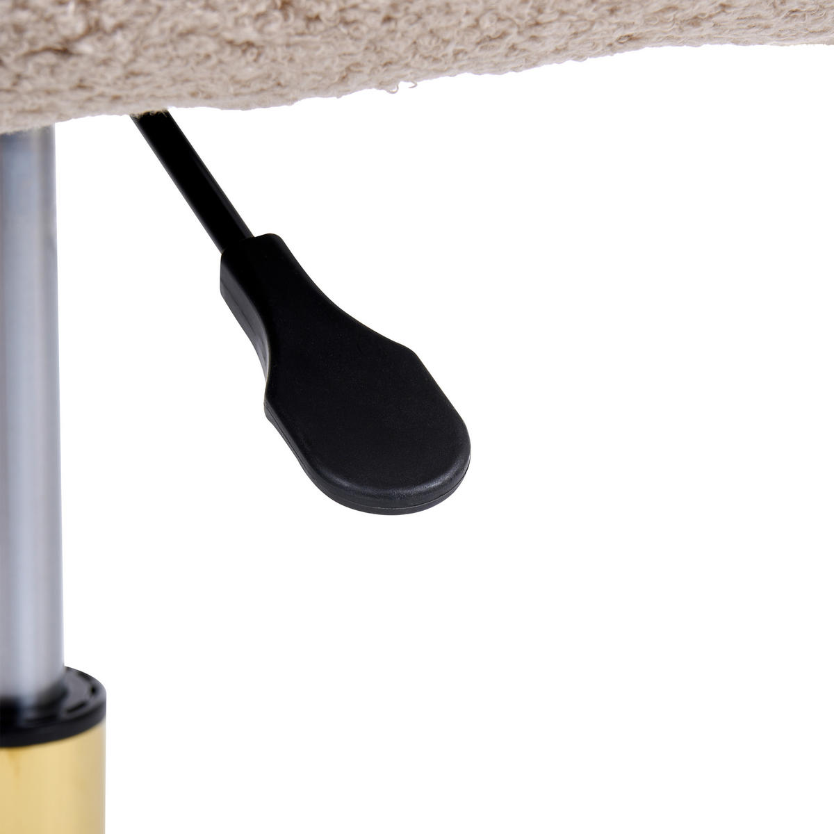 KANCELÁŘSKÁ ŽIDLE Bouclé Béžová Ardelle - béžová, textil (68/82/60cm) - Beliani