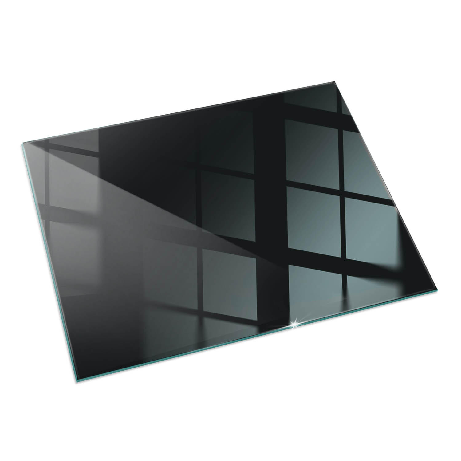 ArtPrintCave Glasplatte Schwarz 120x80x0.4 cm