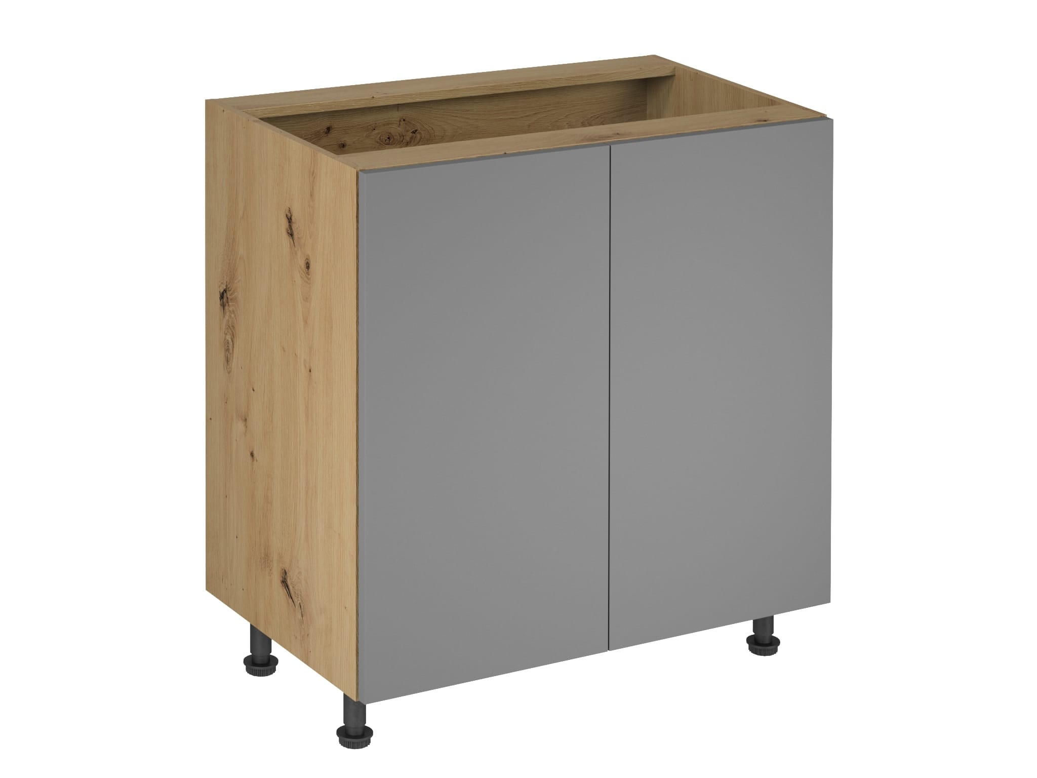 UNTERSCHRANK 80 cm – Nexa D80 – Beige - Beige, Holzwerkstoff (80/82/47cm) - ROYAL24_MARKT
