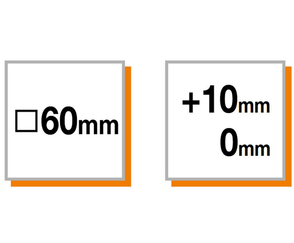 TISCHBEIN Quadra 87cm höhenverstellbar +1cm Edelstahl Tischfuss Möbelbein eckig - Edelstahlfarben, Metall (6/87/87cm)