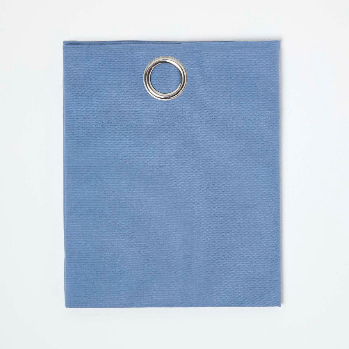 ÖSENVORHANG blickdicht 2er-Set, 117/137 cm - Blau, Textil (117/137cm) - Homescapes