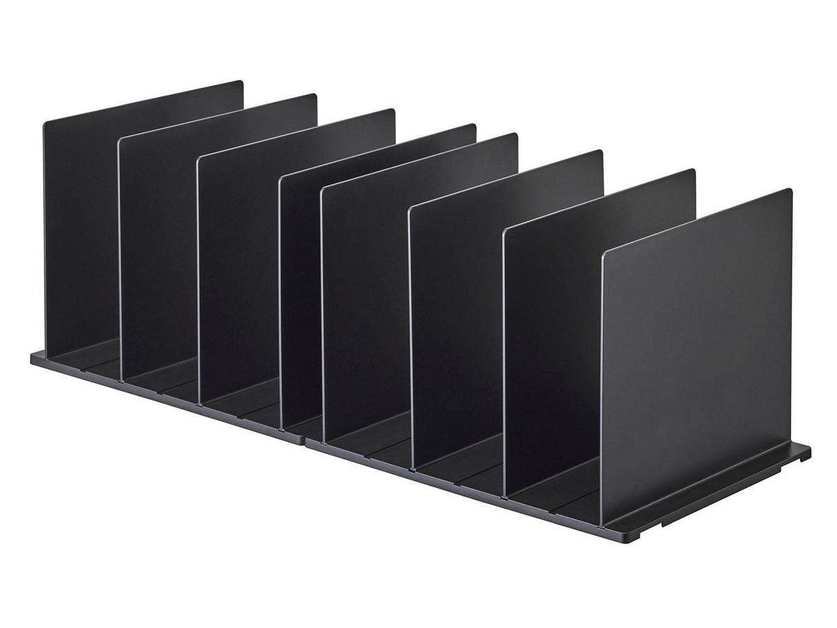 TASCHEN-ORGANIZER Smart schwarz 31/21/24 cm (2er Set) - Schwarz, Kunststoff (31/21/24cm) - Yamazaki