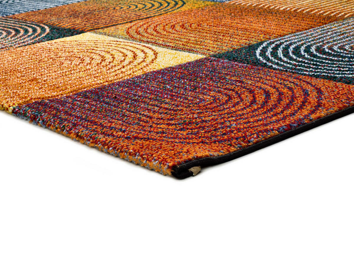 WEBTEPPICH mehrfarbig Sybil 120/170 cm - Blau/Multicolor, Naturmaterialien/Textil (120/170cm) - Atticgo