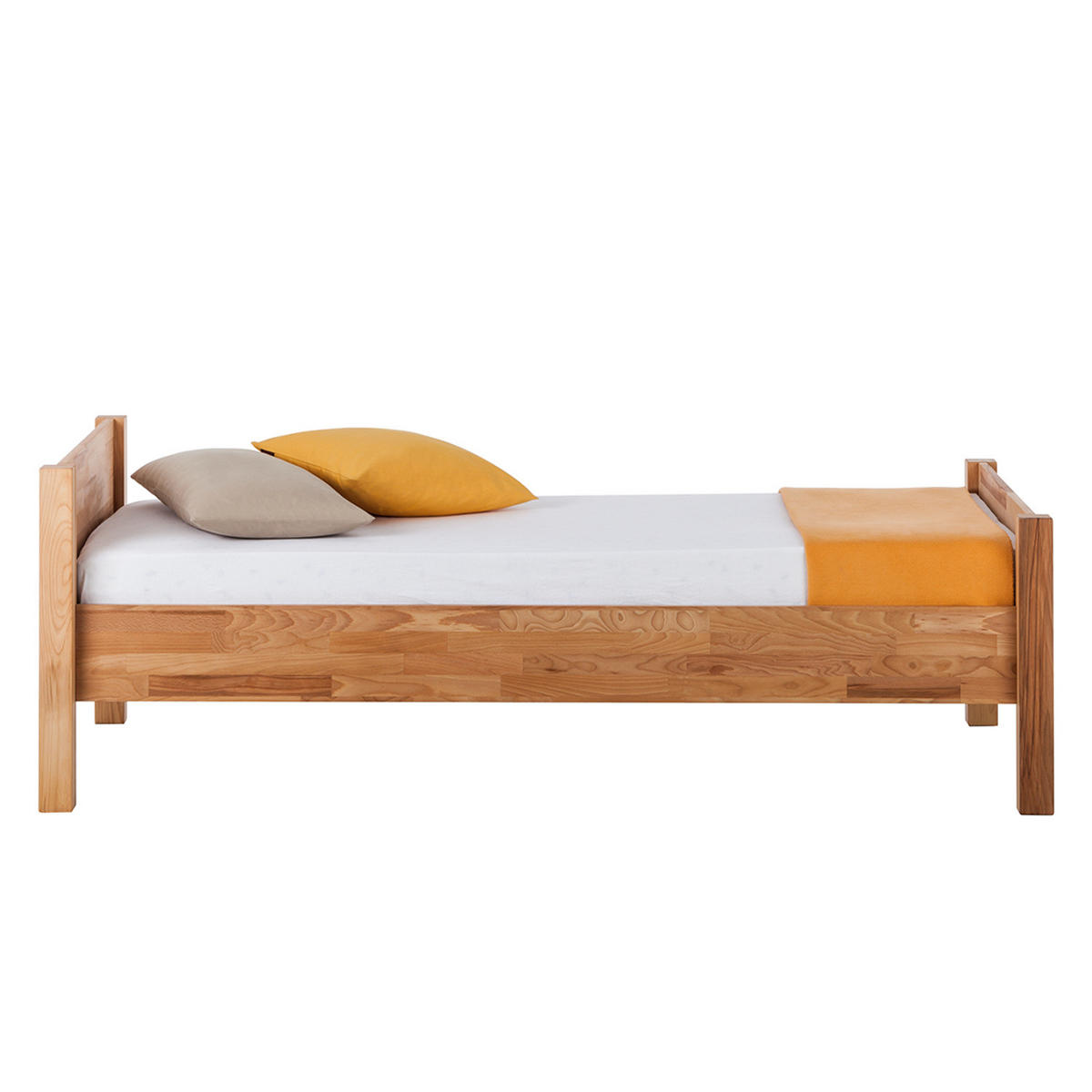 BETT - Massivholz - Kernbuche, Holz (90/200cm) - home24