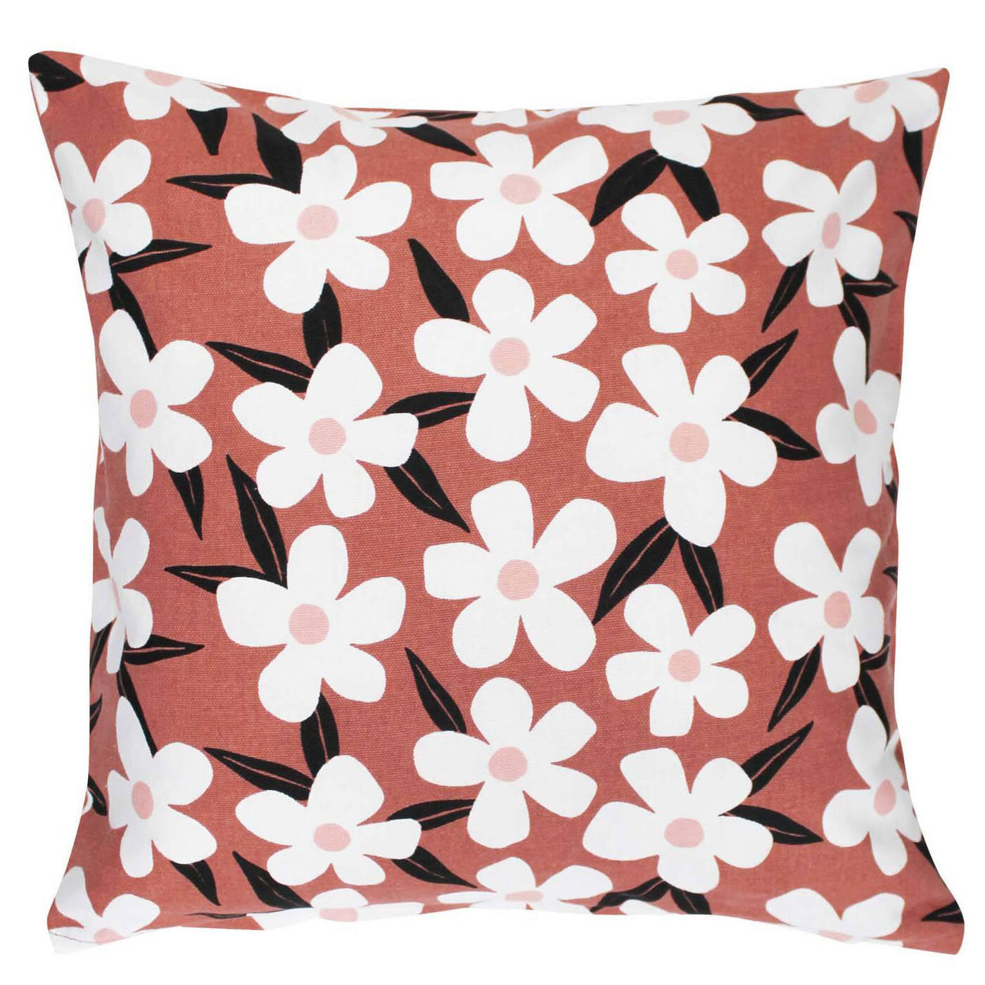 KISSENHÜLLE Darcy 40/40 cm - Terracotta, Naturmaterialen (40/40cm) - Douceur d´intérieur