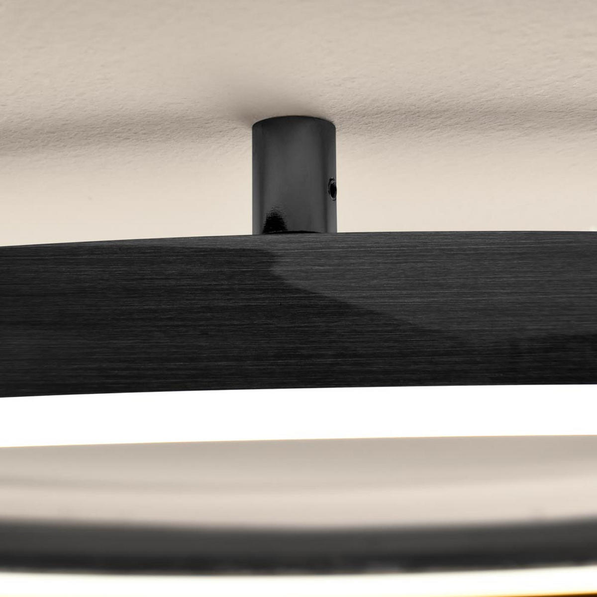 LED-DECKENLAMPE Ring Gold 40/40 - Goldfarben, Metall (60/40/5.5cm) - s.luce