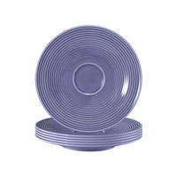 UNTERTASSEN Beat Color Glaze Fliederblau ø 16,7 cm 6er Set - Violett, Keramik (16.7cm) - Seltmann Weiden