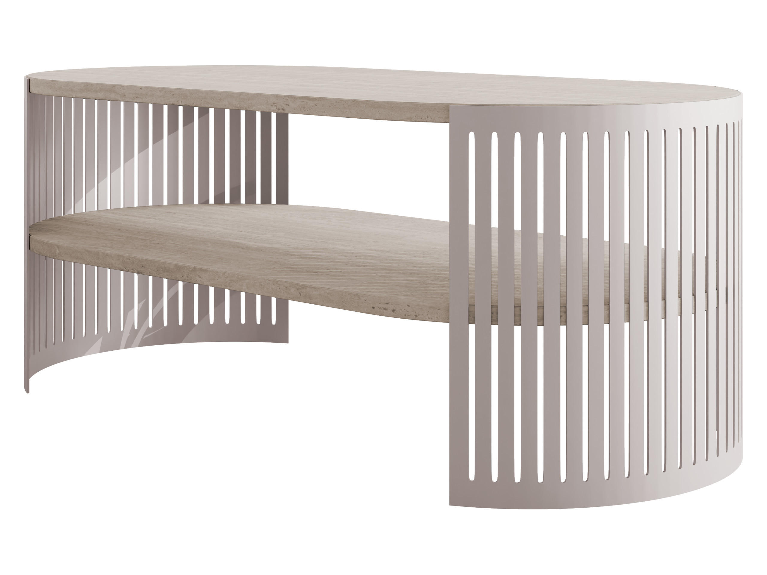 Mirjan24 Couchtisch Kaschmir, Taupe 50x40x100 cm