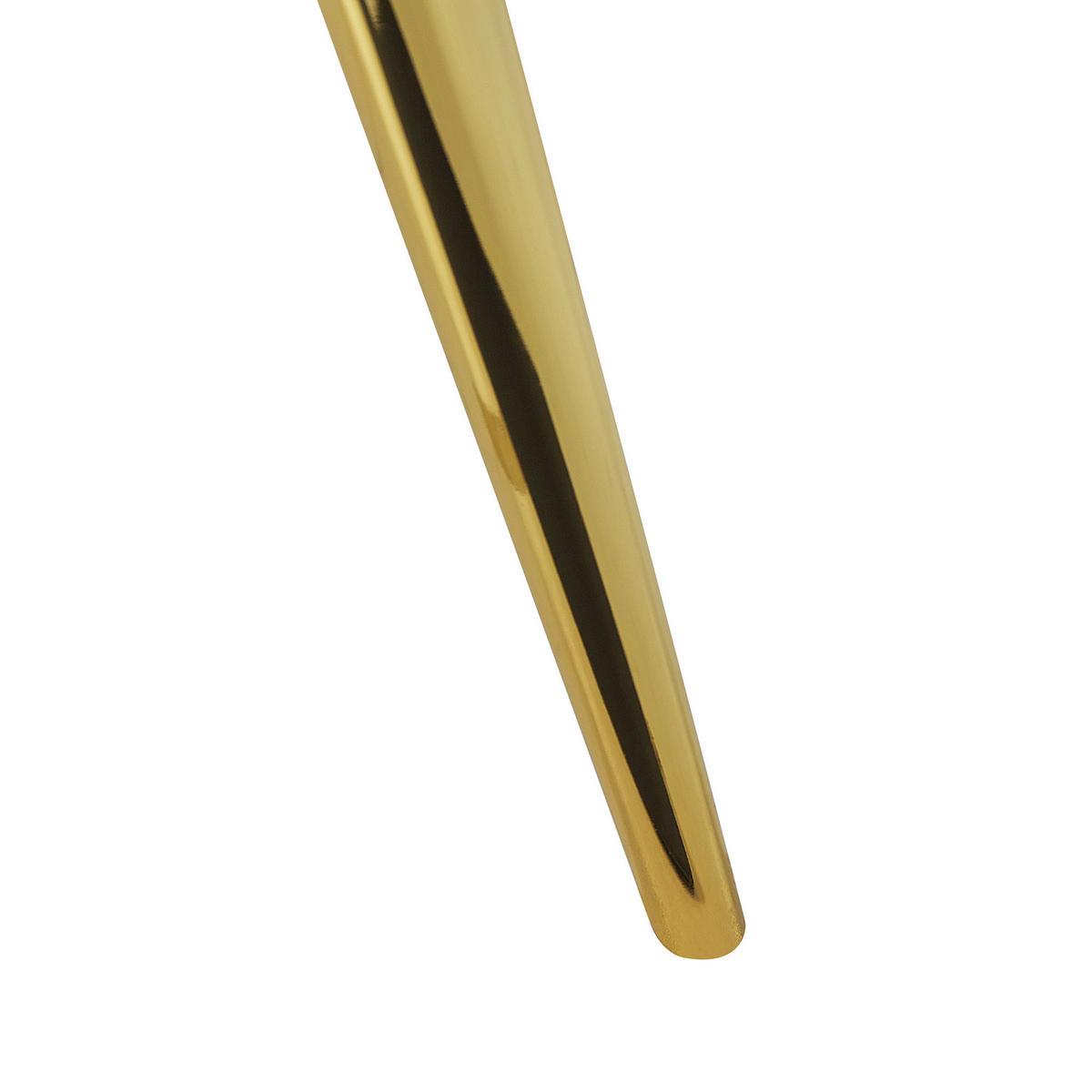 NACHTTISCH Samtstoff gelb/gold 1 Schublade 38/46/49 cm Flayat - Gelb/Goldfarben, Textil (46/49/38cm) - Beliani