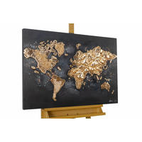 ACRYLBILD HANDGEMALT 100/75 cm - Schwarz, Holz/Textil (2.01/75cm) - KUNSTLOFT